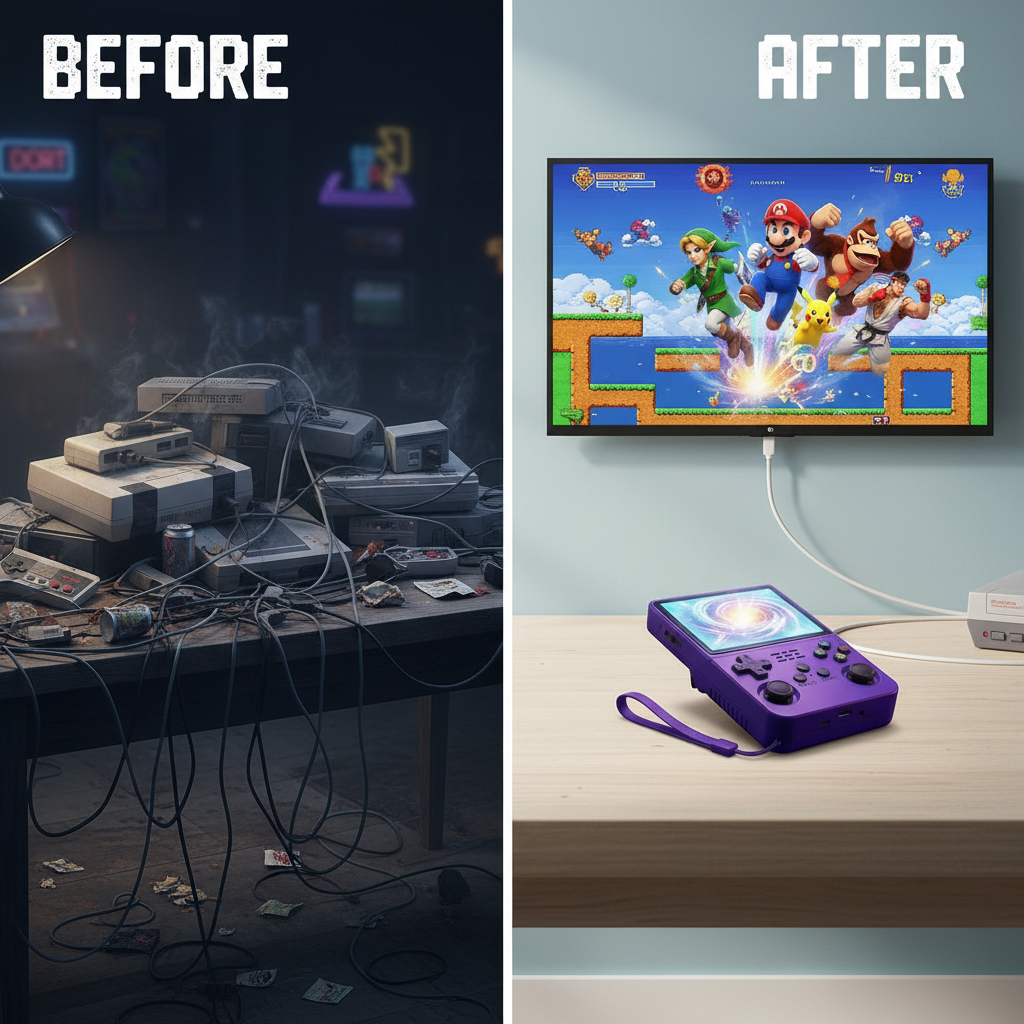 R36S - Console de jeu rétro portable